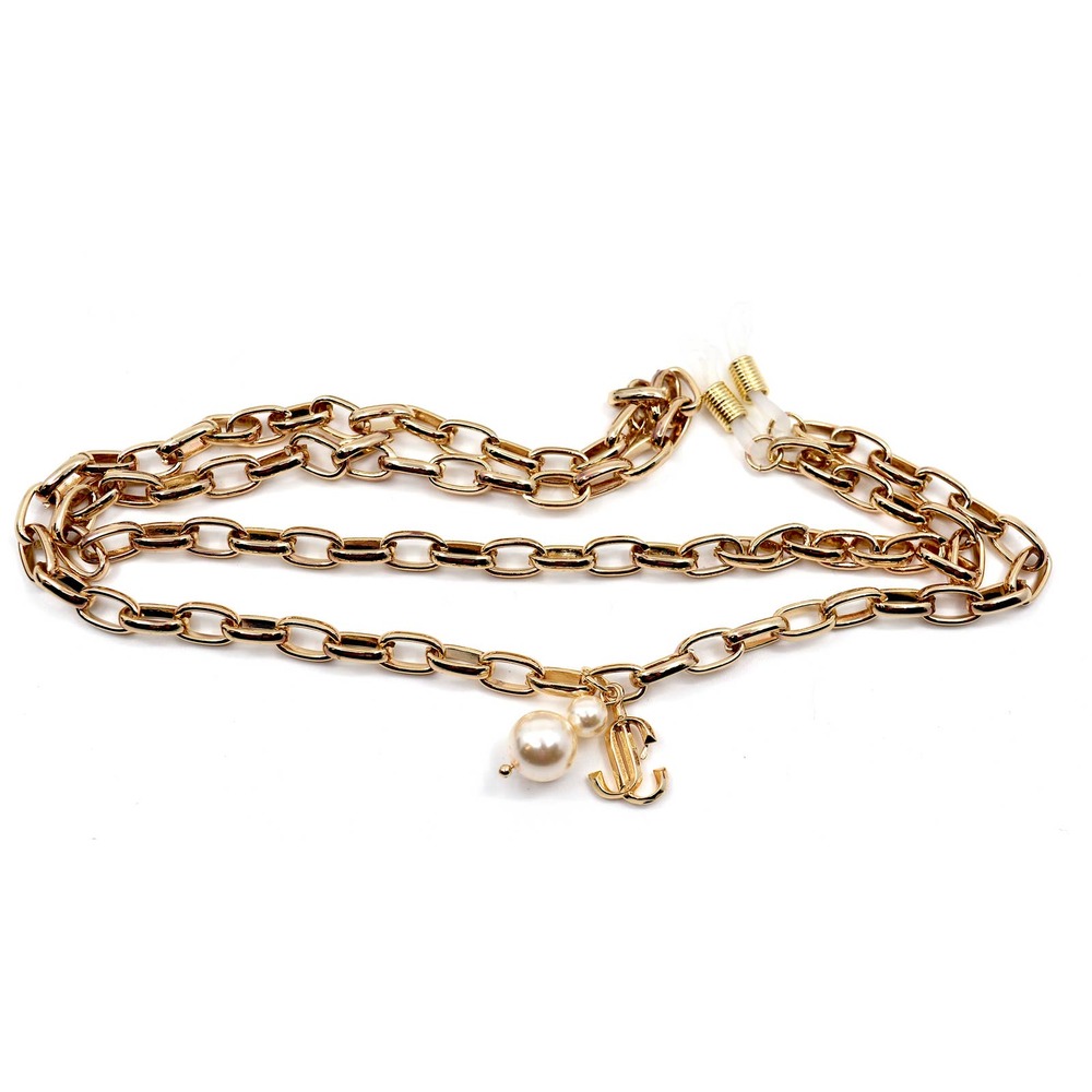 NEW JIMMY CHOO RENEE/S 807 BLACK GREY GRADIENT AUTHENTIC SUNGLASSES W/CHAIN - Picture 13 of 14